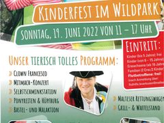 Flyer Kinderfest im Wildpark